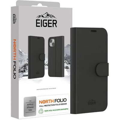 Eiger - North Folio - Schwarz - Wallet - Phone case Eiger - North Folio - Schwarz - Wallet - Phone case