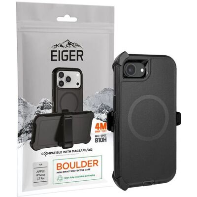 EIGER - EGCA00978 - Negro - MagSafe - Funda para móvil EIGER - EGCA00978 - Negro - MagSafe - Funda para móvil