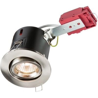 Knightsbridge - Foco - Brushed Chrome - Recessed Downlight Knightsbridge - Foco - Brushed Chrome - Recessed Downlight