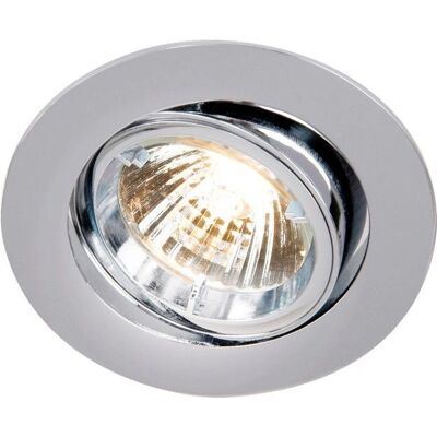 Knightsbridge - GU10 Downlight - Chrome - Downlight - Publicité Knightsbridge - GU10 Downlight - Chrome - Downlight - Publicité