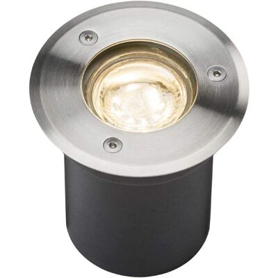 Knightsbridge - Led Ground Recessed Light Steel 3000K IP65 3W Knightsbridge - Led Ground Recessed Light Steel 3000K IP65 3W
