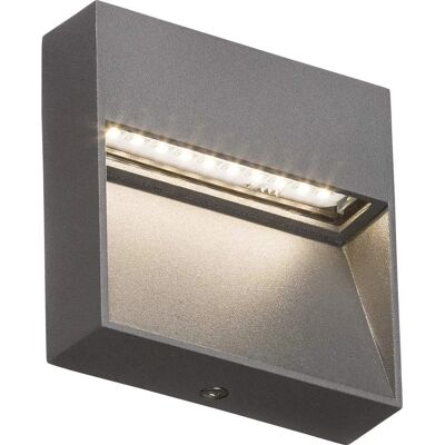 Knightsbridge Model - Square LED Wall Light - Gray Knightsbridge Model - Square LED Wall Light - Gray