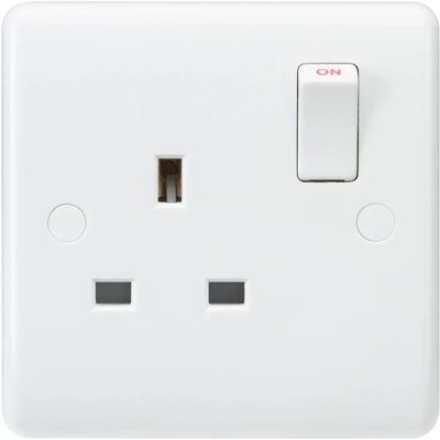 Knightsbridge - CU7000 - Wit - 13A - Stopcontact Knightsbridge - CU7000 - Wit - 13A - Stopcontact