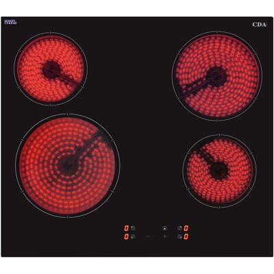 CDA HC6621FR - Black - Ceramic hob CDA HC6621FR - Black - Ceramic hob
