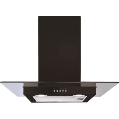 CDA ECN62BL - Black 60cm Chimney Cooker Hood - D Energy CDA ECN62BL - Black 60cm Chimney Cooker Hood - D Energy