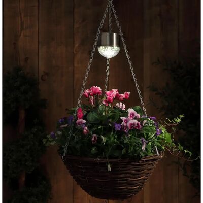 Noma Solar Hanging Basket Lights - Set of 2 Noma Solar Hanging Basket Lights - Set of 2