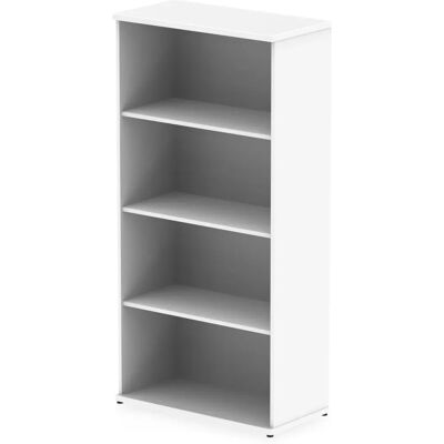 Impulse Office Bookcase - White - Adjustable Shelves Impulse Office Bookcase - White - Adjustable Shelves