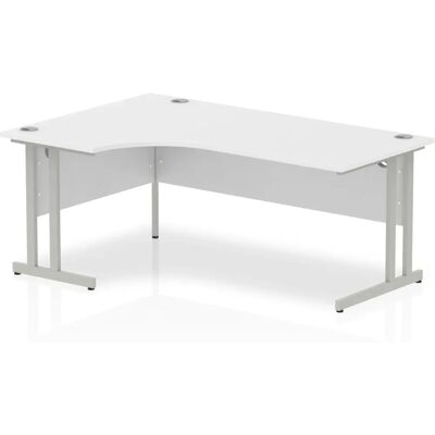 Impulse MI002275 - Rectangle Silver Cable Managed Desk Impulse MI002275 - Rectangle Silver Cable Managed Desk