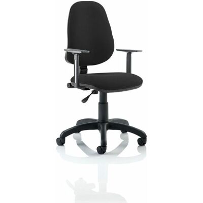 Eclipse Model - Height Adjustable Office Chair - Black Eclipse Model - Height Adjustable Office Chair - Black