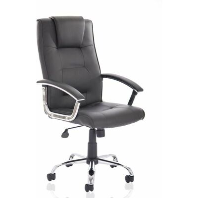 Toms Black Bonded Leather Office Chair - Office/Computer Chair Toms Black Bonded Leather Office Chair - Office/Computer Chair
