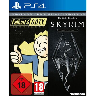 Pack Bethesda - Fallout 4 GOTY & Skyrim Édition Spéciale - Pack Jeu Vidéo - Publicité Pack Bethesda - Fallout 4 GOTY & Skyrim Édition Spéciale - Pack Jeu Vidéo - Publicité