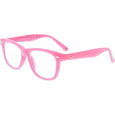 Montana Kinderen Roze Blauw Lichtblok Rechthoekige Brillen Montana Kinderen Roze Blauw Lichtblok Rechthoekige Brillen