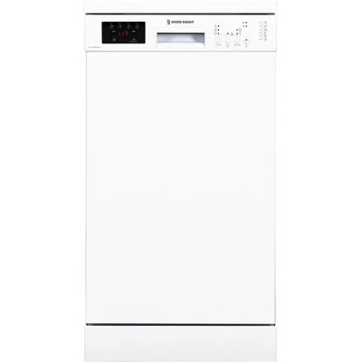 White Knight AT45FSDW Compact Dishwasher - 10 Place Settings, E Rated White Knight AT45FSDW Compact Dishwasher - 10 Place Settings, E Rated