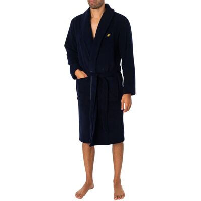 Lyle & Scott Lucas Handtuch Bademantel - Navy - XXL Lyle & Scott Lucas Handtuch Bademantel - Navy - XXL