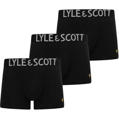 Lyle & Scott Daniel Cotton Trunks - Black - Underwear Lyle & Scott Daniel Cotton Trunks - Black - Underwear