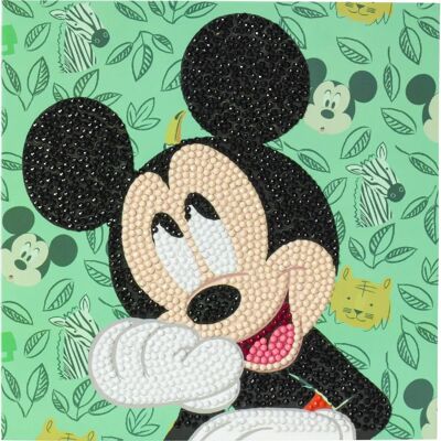 Kit de Cartes en Cristal Mickey - 18x18cm - CRYSTAL ART - Publicité Kit de Cartes en Cristal Mickey - 18x18cm - CRYSTAL ART - Publicité