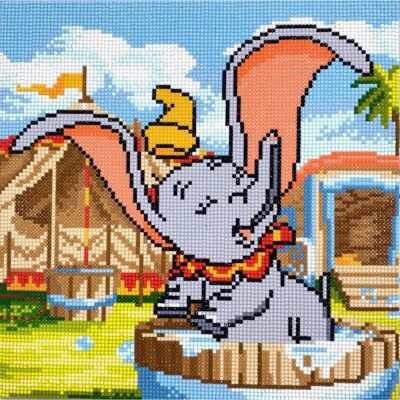 CRYSTAL ART Dumbo Diamant Malerei Set - 30x30cm CRYSTAL ART Dumbo Diamant Malerei Set - 30x30cm