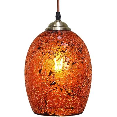 Long Life Lamp Company - M0209 - Amber Glass - Pendant Light Long Life Lamp Company - M0209 - Amber Glass - Pendant Light