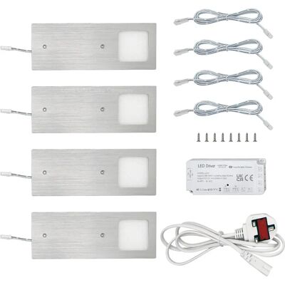 Long Life Lamp Company - UC01 - 4x5W - LED Under Cabinet Kit Long Life Lamp Company - UC01 - 4x5W - LED Under Cabinet Kit
