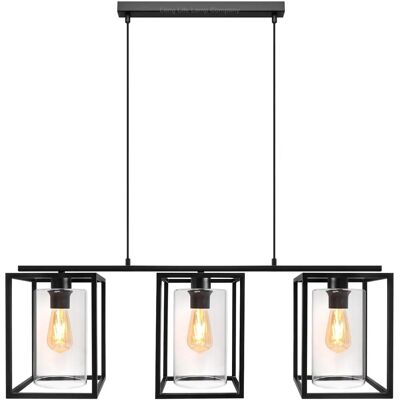 Long Life Lamp Company - H3051 - Black Frame - Pendant Light Long Life Lamp Company - H3051 - Black Frame - Pendant Light