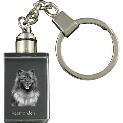 Art-Dog Keeshond - Kryształowy brelok - Unikalny prezent Art-Dog Keeshond - Kryształowy brelok - Unikalny prezent