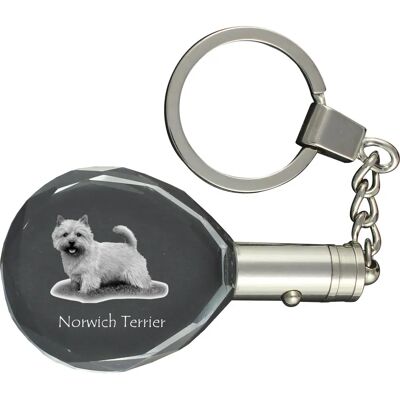 Wisiorek Norwich Terrier od Art-Dog z fotografią i breloczkiem z kryształu - Akcesorium dla zwierząt Wisiorek Norwich Terrier od Art-Dog z fotografią i breloczkiem z kryształu - Akcesorium dla zwierząt