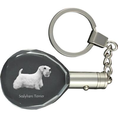 Sealyham Terrier, Welsh Border Terrier, Cowley Terrier - wisiorek ze zdjęciem psa, kryształowy breloczek w pudełku, unikalny prezent od Art-Dog Sealyham Terrier, Welsh Border Terrier, Cowley Terrier - wisiorek ze zdjęciem psa, kryształowy breloczek w pudełku, unikalny prezent od Art-Dog