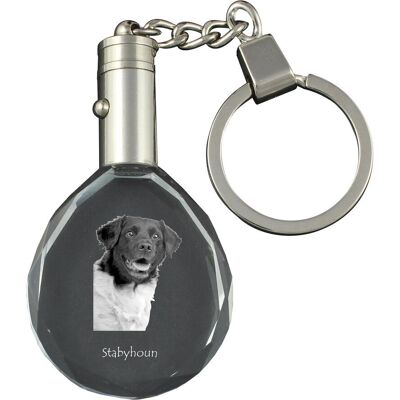 Art-Dog - Stabyhoun Photo - Crystal - Srebrny klucznik Art-Dog - Stabyhoun Photo - Crystal - Srebrny klucznik