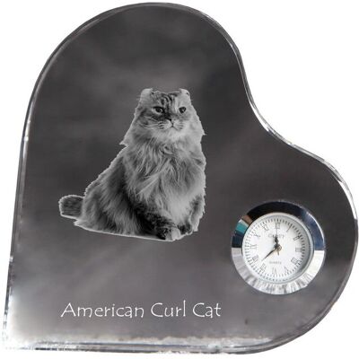 Art-Dog - Horloge Cœur en Cristal - Photo d'animal à l'intérieur - Coeur - Horloge - Publicité Art-Dog - Horloge Cœur en Cristal - Photo d'animal à l'intérieur - Coeur - Horloge - Publicité