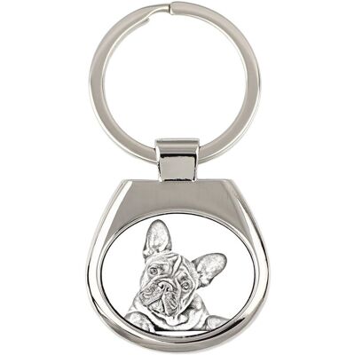 Breloc Frenchie Art-Dog - Personalizowany Pendentiw Breloc Frenchie Art-Dog - Personalizowany Pendentiw