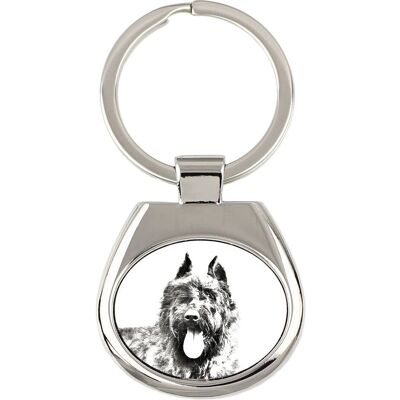 Art-Dog Bouvier des Flandres Brelok z psem - Personalizowana grafika psa Art-Dog Bouvier des Flandres Brelok z psem - Personalizowana grafika psa