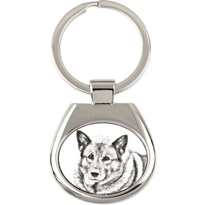 Art-Dog - Norwegian Elkhound - Szary - Niklowany - Zawieszka Art-Dog - Norwegian Elkhound - Szary - Niklowany - Zawieszka