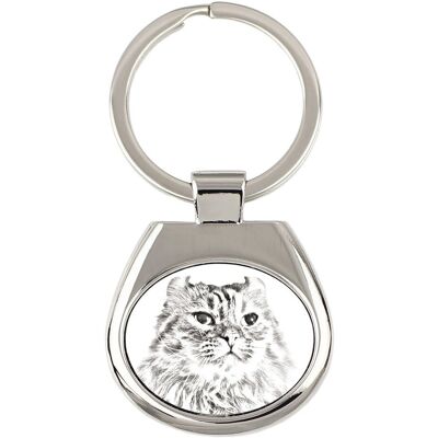 Art-Dog Klucze z Kotem American Curl - Personalizowany Druk Zwierząt Art-Dog Klucze z Kotem American Curl - Personalizowany Druk Zwierząt