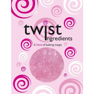 Twist Ingredients - Glimmer Sugar Pink - Pink - 1 kg - sugar Twist Ingredients - Glimmer Sugar Pink - Pink - 1 kg - sugar