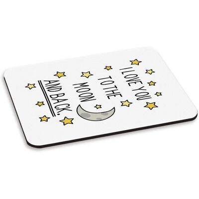 Gift Base - I Love You Au Lune Et Arrière - Valentin - Lune - Tapis de souris - Publicité Gift Base - I Love You Au Lune Et Arrière - Valentin - Lune - Tapis de souris - Publicité