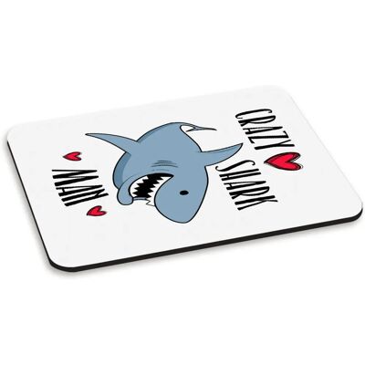 Gift Base - Crazy - Shark Man - Drôle - Tapis Souris - Publicité Gift Base - Crazy - Shark Man - Drôle - Tapis Souris - Publicité