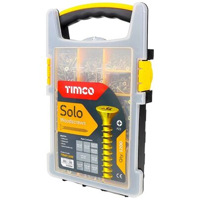 TIMco Solo Houtschroeven - 1200 Schroeven - Schroeven voor constructie TIMco Solo Houtschroeven - 1200 Schroeven - Schroeven voor constructie