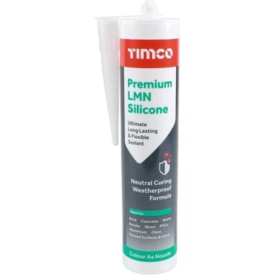 Timco - LMN - Transparent - 300ml - Silicone Sealant - Publicité Timco - LMN - Transparent - 300ml - Silicone Sealant - Publicité
