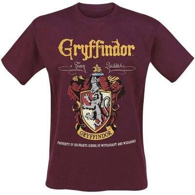 Harry Potter Gryffindor Crest Red T-Shirt - T-Shirt Harry Potter Gryffindor Crest Red T-Shirt - T-Shirt
