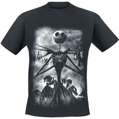 Hey Rusty Nightmare Before Christmas Sturmhimmel - T-Shirt - Schwarz - L - Unisex Hey Rusty Nightmare Before Christmas Sturmhimmel - T-Shirt - Schwarz - L - Unisex