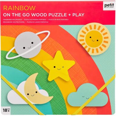 Petit Collage Rainbow Holzpuzzle - Produkttyp Petit Collage Rainbow Holzpuzzle - Produkttyp