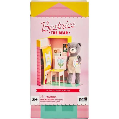 Petit Collage Beatrice Bär Spielset - Malstudio Lernspielzeug Petit Collage Beatrice Bär Spielset - Malstudio Lernspielzeug