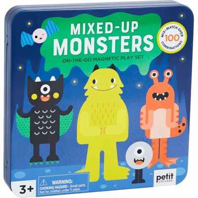 Petit Collage Mixed-Up Monsters Magnetic Play Set - Magnetic Toy for Kids Petit Collage Mixed-Up Monsters Magnetic Play Set - Magnetic Toy for Kids