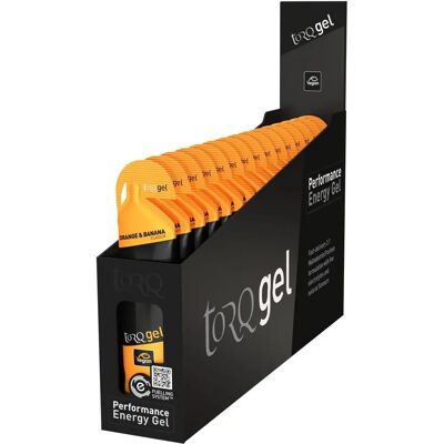 Torq Orange Banana Energy Gel - 45g - Sports, Cycling, Running Torq Orange Banana Energy Gel - 45g - Sports, Cycling, Running