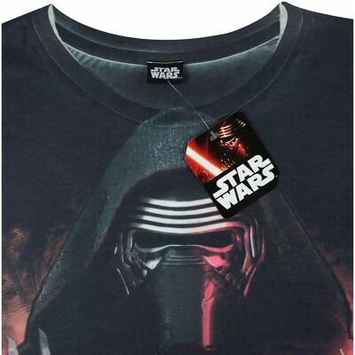 Vanilla Underground Star Wars Kylo Ren White Short Sleeve T-Shirt - T-Shirt Vanilla Underground Star Wars Kylo Ren White Short Sleeve T-Shirt - T-Shirt