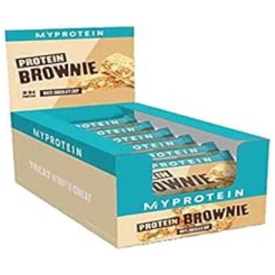 MyProtein Protein Brownie - Bílá Čokoláda - Proteinová Svačina MyProtein Protein Brownie - Bílá Čokoláda - Proteinová Svačina
