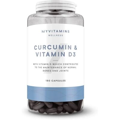 Myvitamins Curcumin & Vitamin D Kapslar - 180 Myvitamins Curcumin & Vitamin D Kapslar - 180