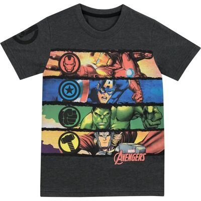 T-shirt Marvel Avengers Deviens le Héros - gris - 7-8 Ans - Publicité T-shirt Marvel Avengers Deviens le Héros - gris - 7-8 Ans - Publicité