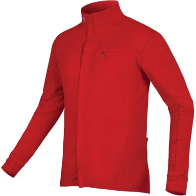 Endura Roubaix Thermal Cycling Jersey - Red Endura Roubaix Thermal Cycling Jersey - Red
