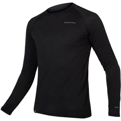Endura Czarna warstwa bazowa z wełny Merino - XL - Długi rękaw Endura Czarna warstwa bazowa z wełny Merino - XL - Długi rękaw